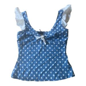 Polka dot tank top NWT